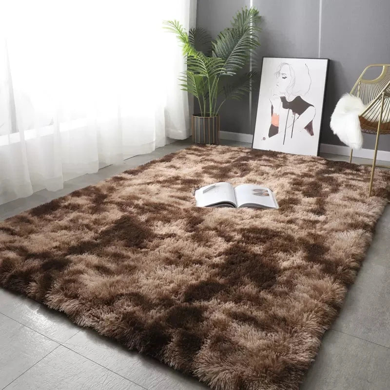Tapis en Peluche Ultra-Doux et Moelleux