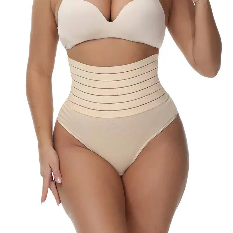 Lot de 2 Culottes Gainantes Taille Haute pour Femme