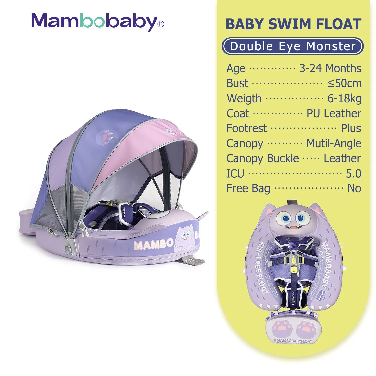 Flotteur Bébé Mambobaby Non-Gonflable