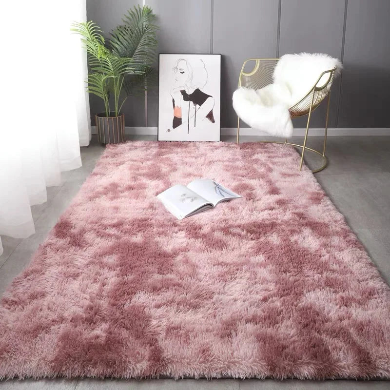 Tapis en Peluche Ultra-Doux et Moelleux