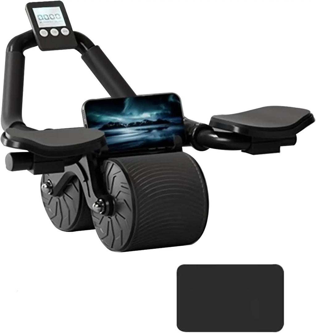 Roue Abdominale à Rebond Automatique avec Support de Coude