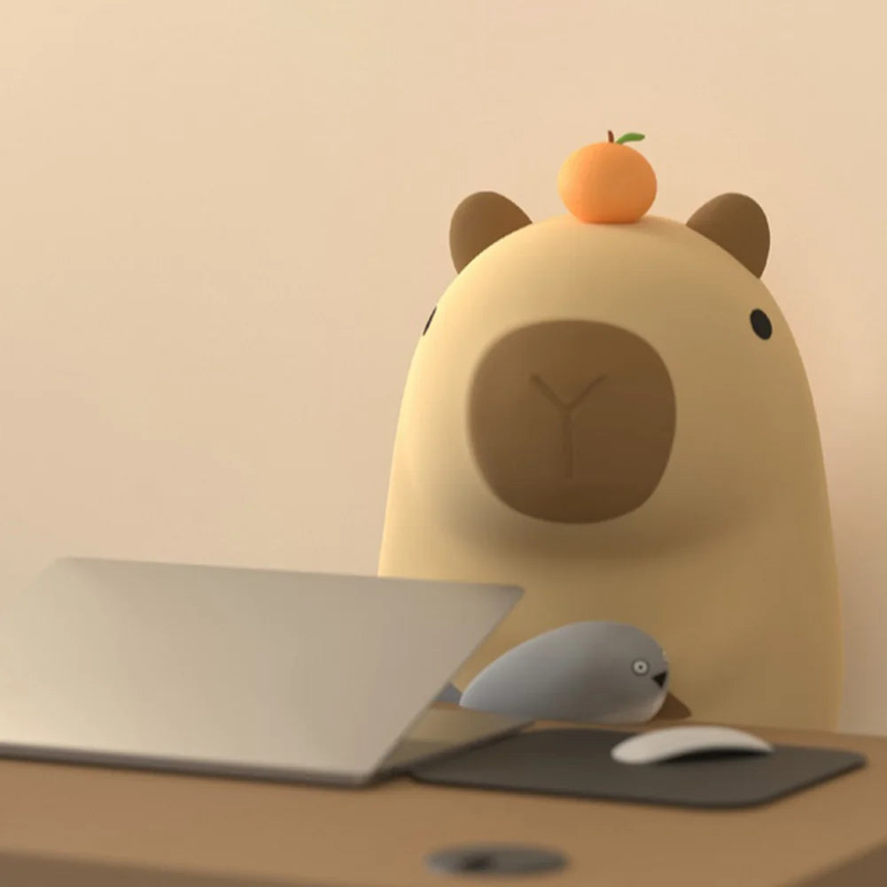 Veilleuse Capybara Mignonne en Silicone