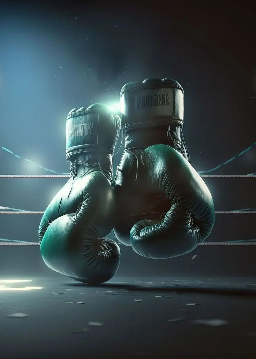 Affiche de Gants de Boxe Classiques