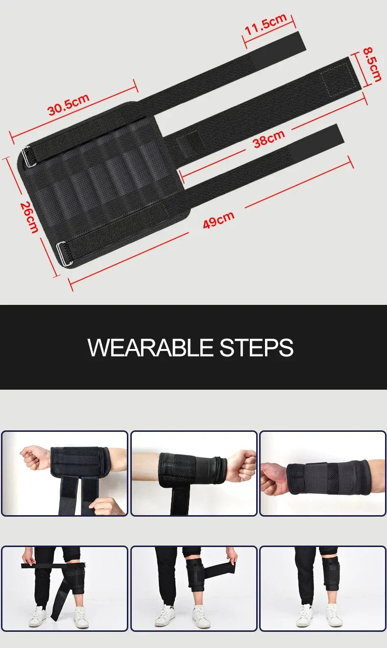 Gilet Lesté de Musculation Réglable 15kg / 35kg