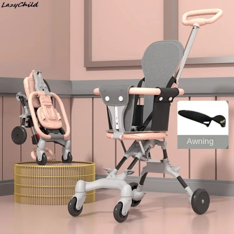 Poussette Bidirectionnelle Légère & Pliable