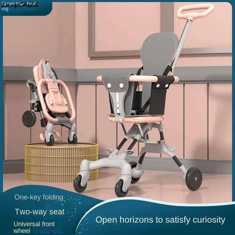 Poussette Bidirectionnelle Légère & Pliable