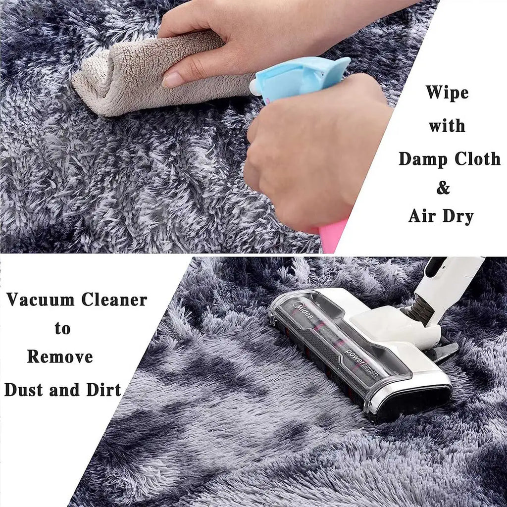 Tapis en Peluche Ultra-Doux et Moelleux