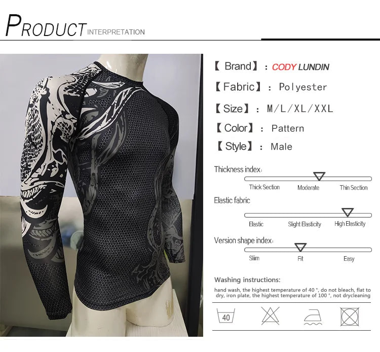 Rashguard de Compression Cody Lundin