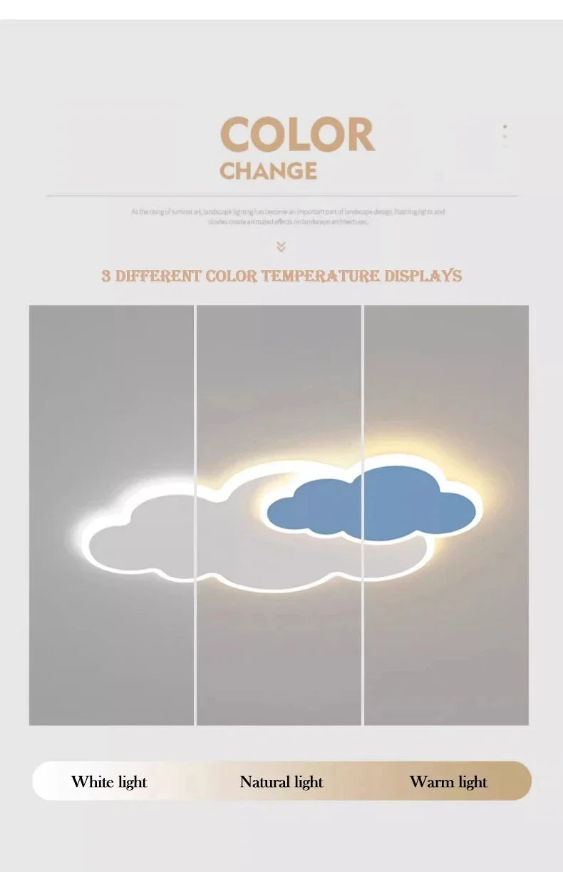 Plafonnier LED Design Nuage