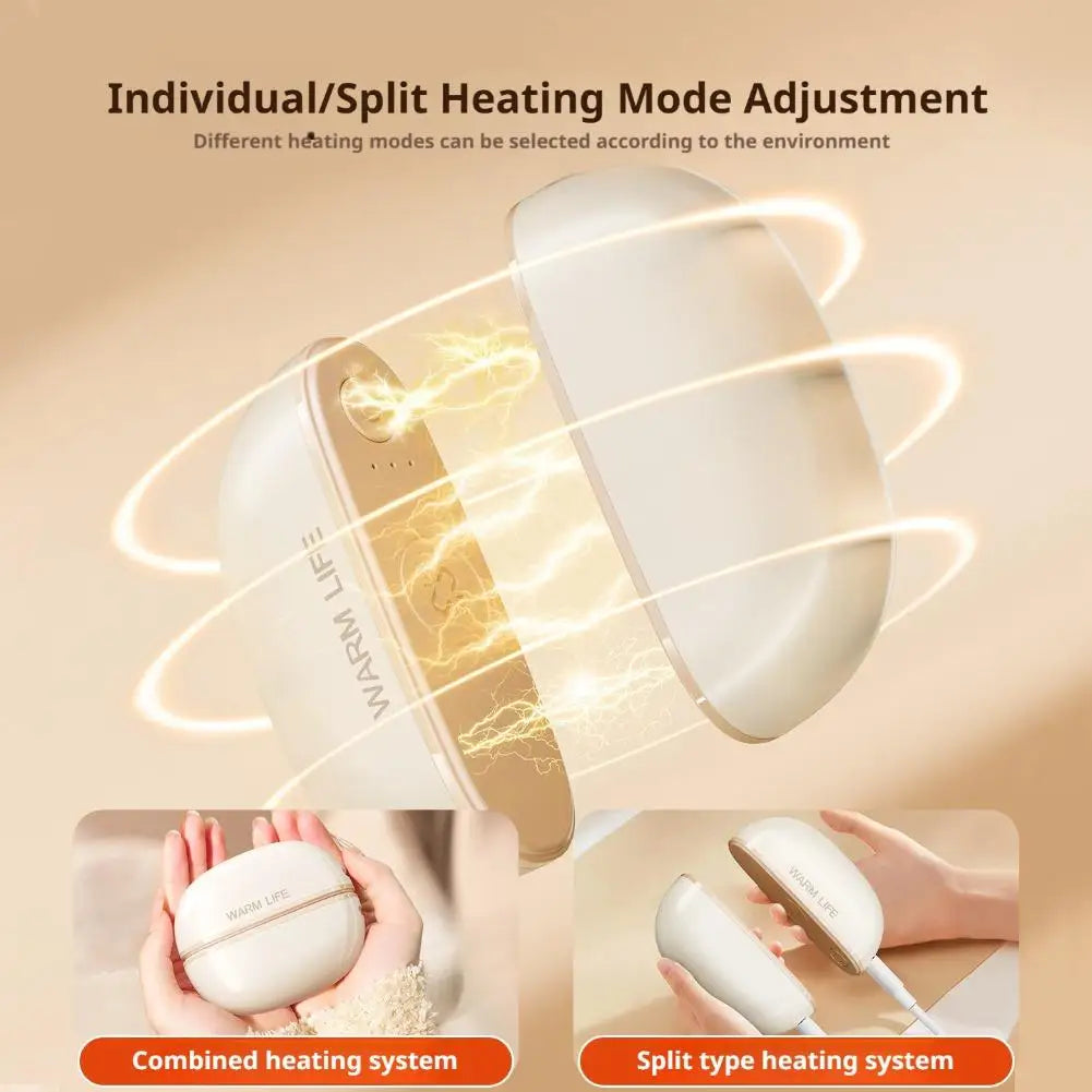 Chauffe-mains Magnétique 2-en-1 Rechargeable
