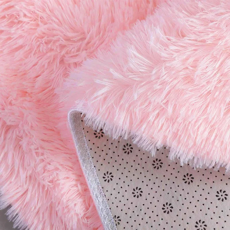 Tapis en Peluche Ultra-Doux et Moelleux