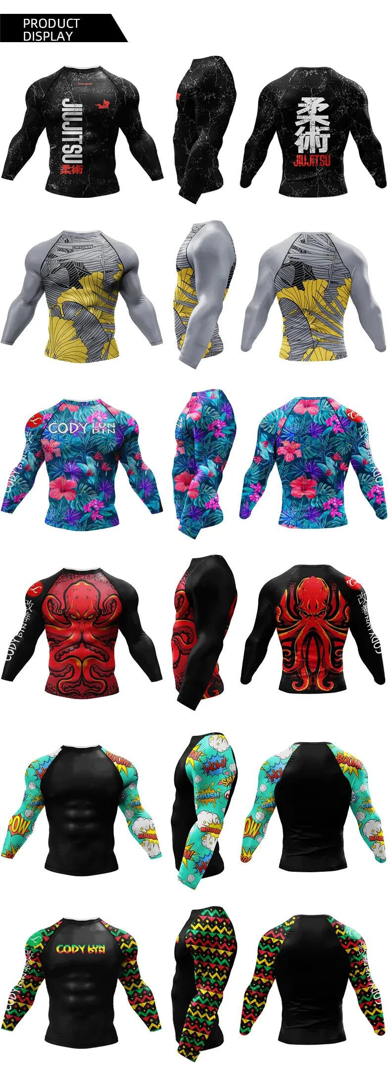 Rashguard de Compression Cody Lundin