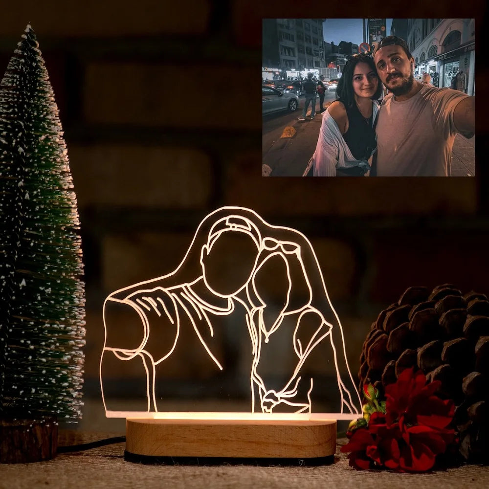 Lampe Photo 3D Personnalisée