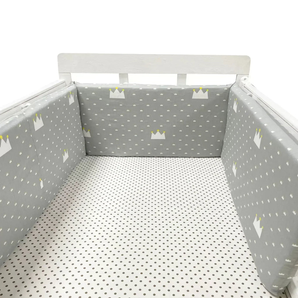Tour de Lit Bébé Nordique 200x30 cm – Protection & Confort