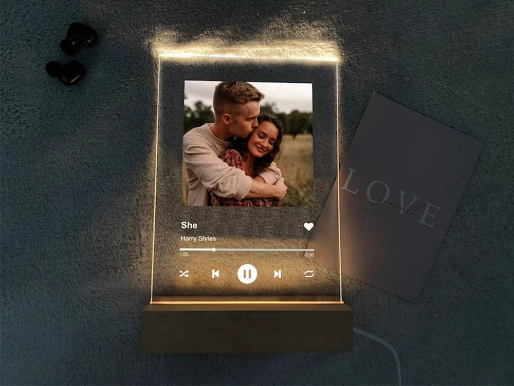 Lampe Photo 3D Personnalisée Style Instagram