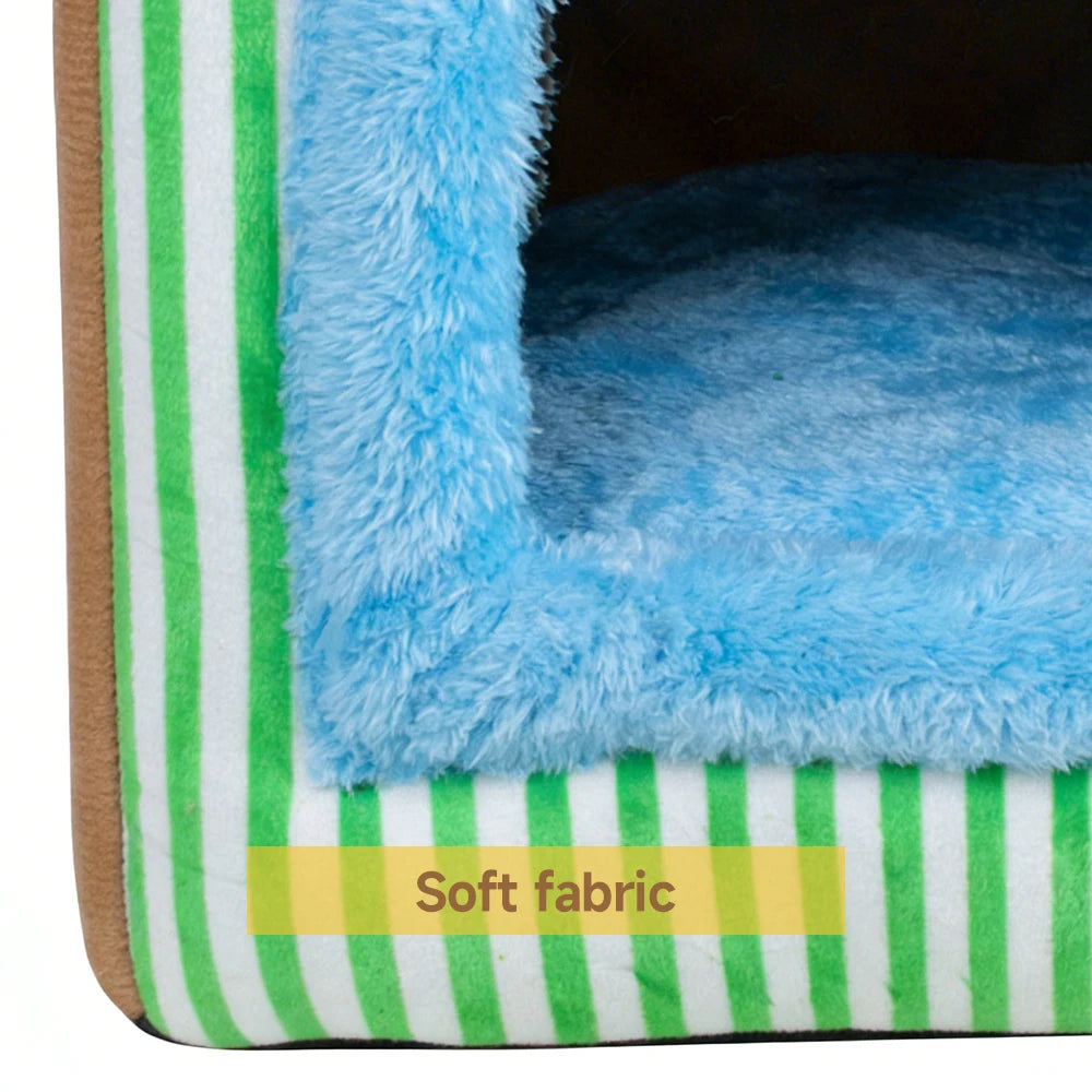Maison Pliable 2-en-1 pour Animaux