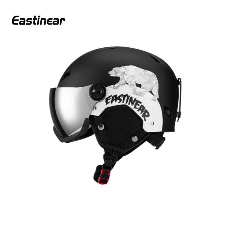 Casque de Ski Horntour avec Lunettes Intégrées