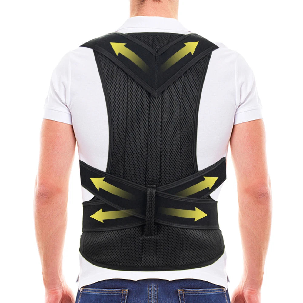 Attelle Dorsale et Ceinture Lombaire Réglable