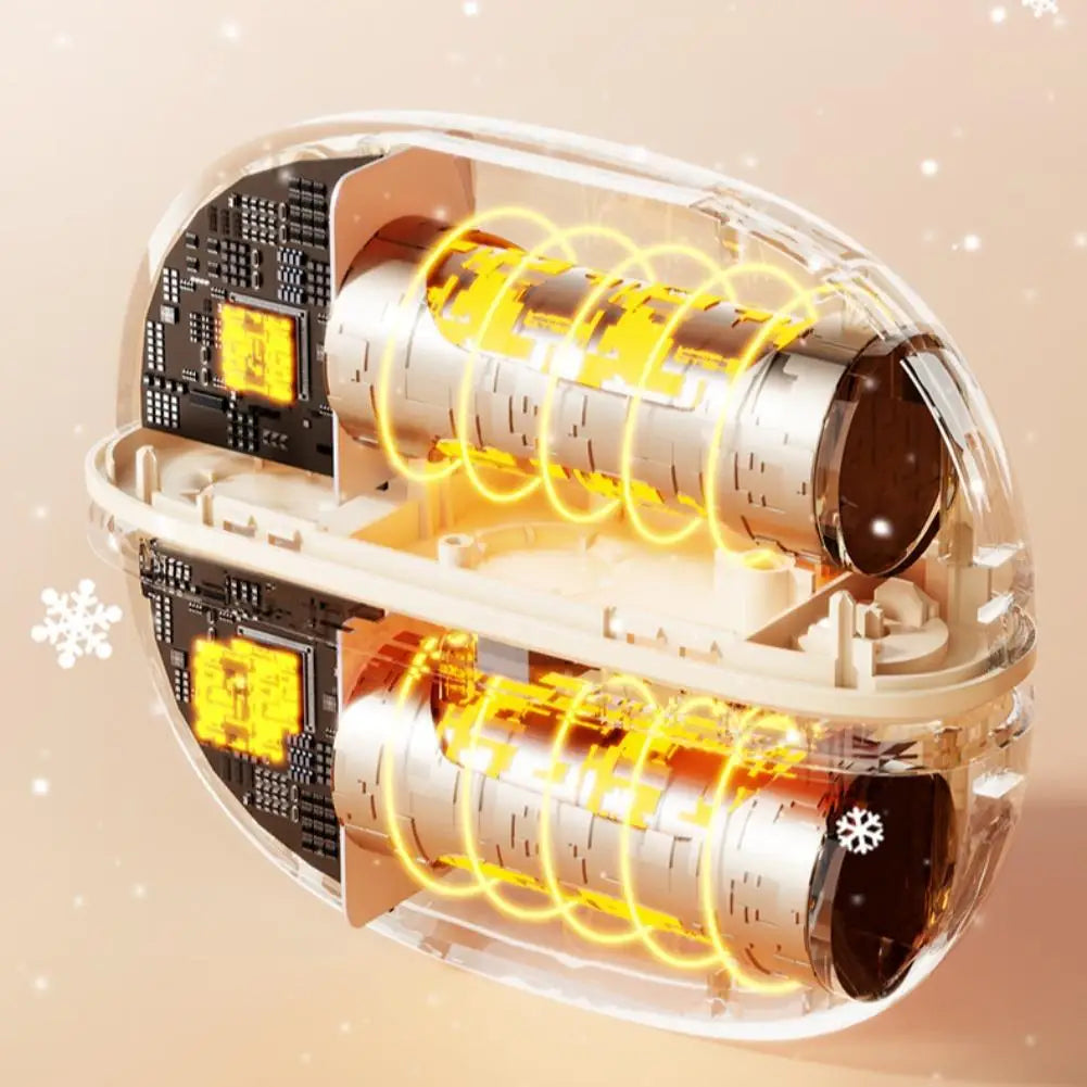 Chauffe-mains Magnétique 2-en-1 Rechargeable