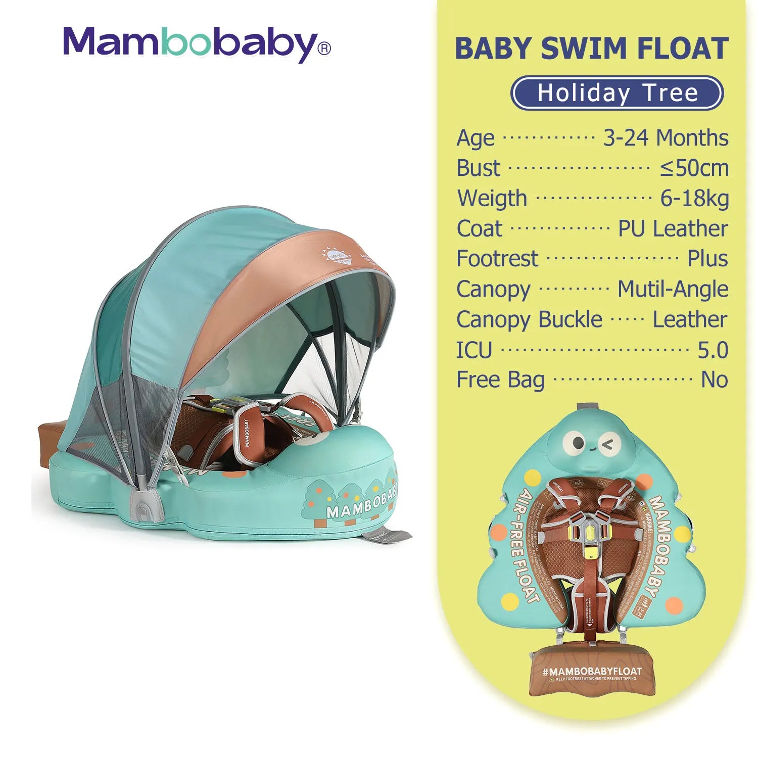 Flotteur Bébé Mambobaby Non-Gonflable