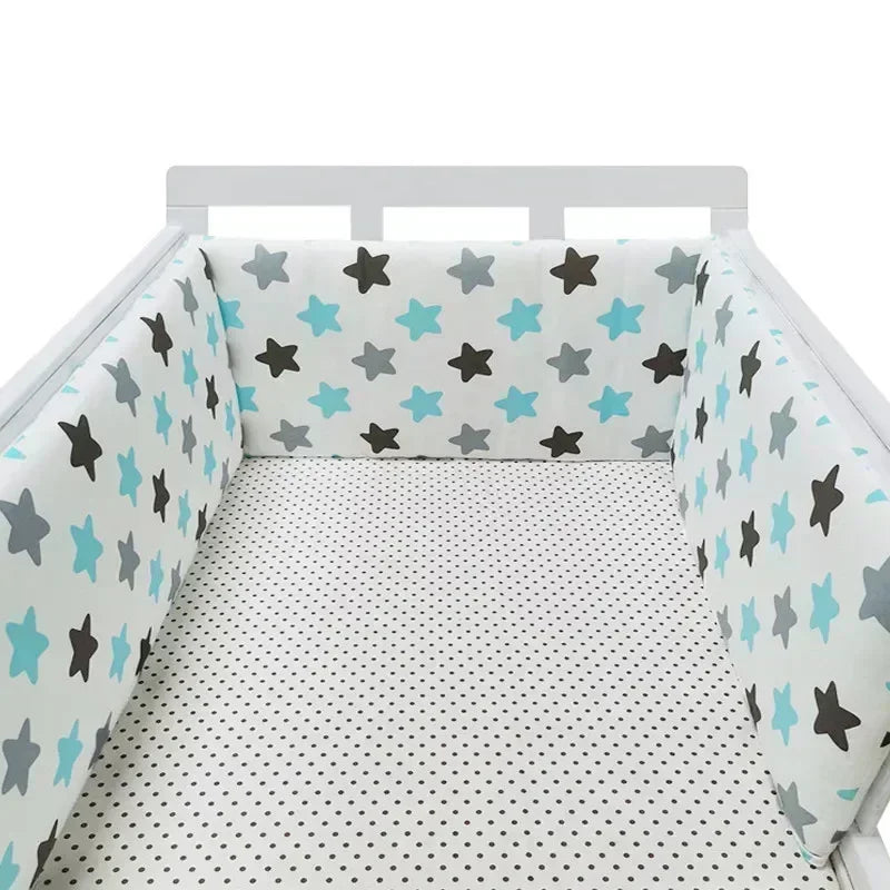 Tour de Lit Bébé Nordique 200x30 cm – Protection & Confort