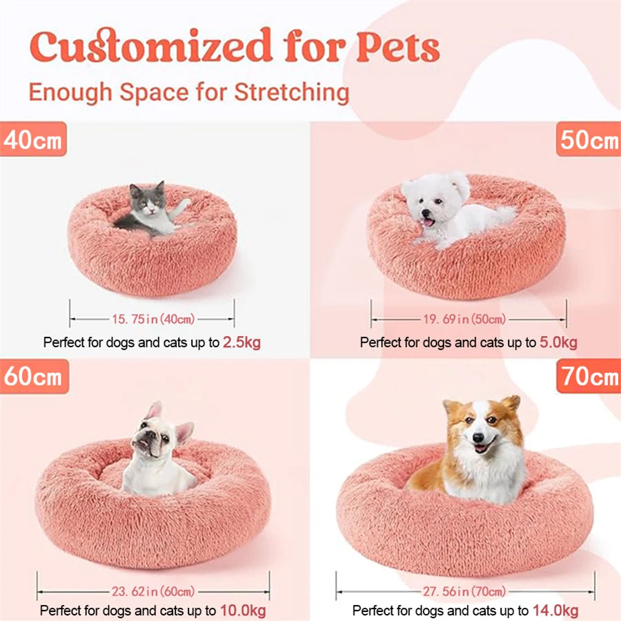 Lit "Beignet" Apaisant pour Chien et Chat