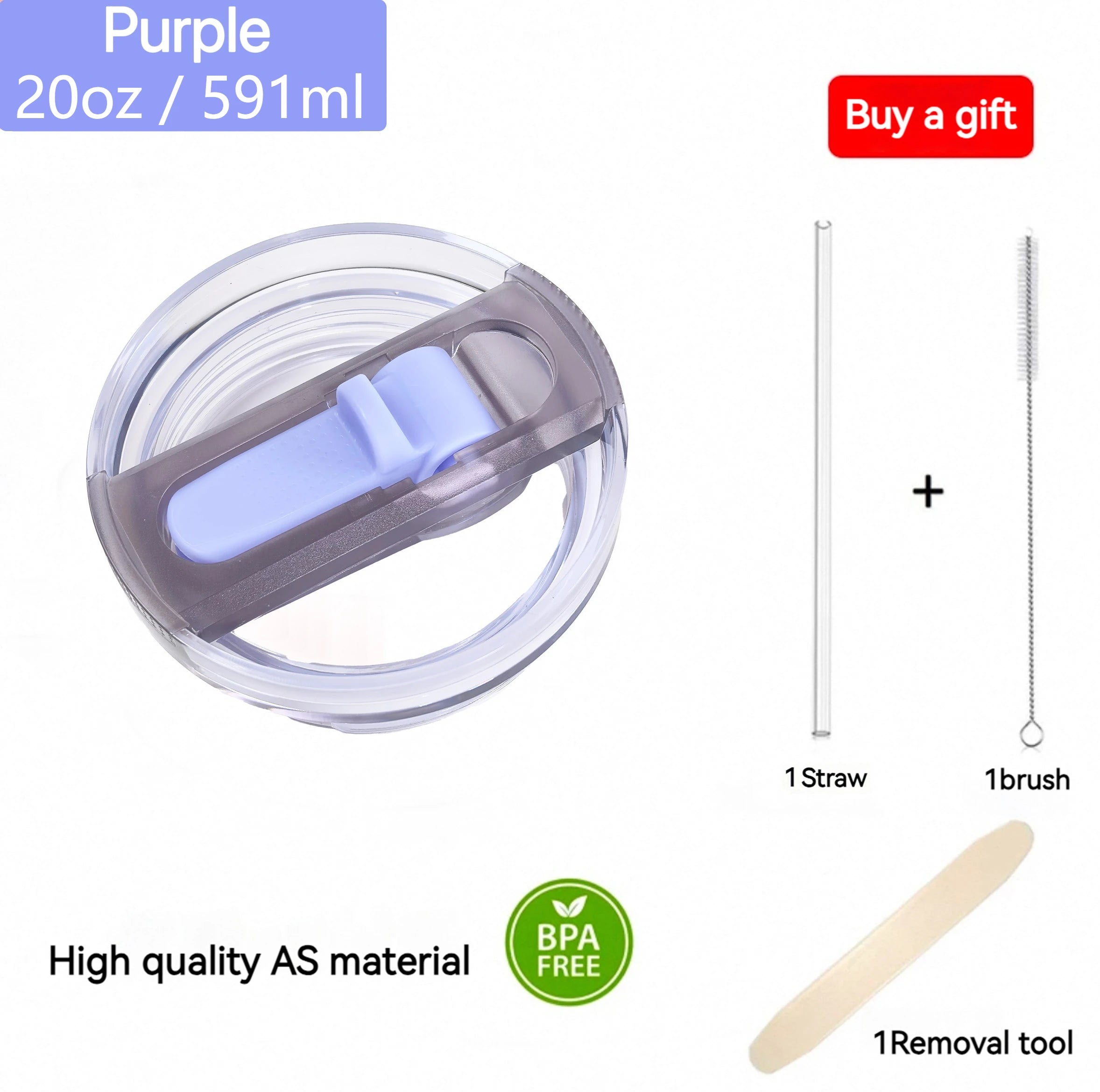 Couvercle de Remplacement Étanche pour Gobelet Isotherme (Compatible Stanley 20oz/30oz)
