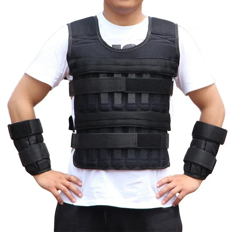 Gilet Lesté de Musculation Réglable 15kg / 35kg