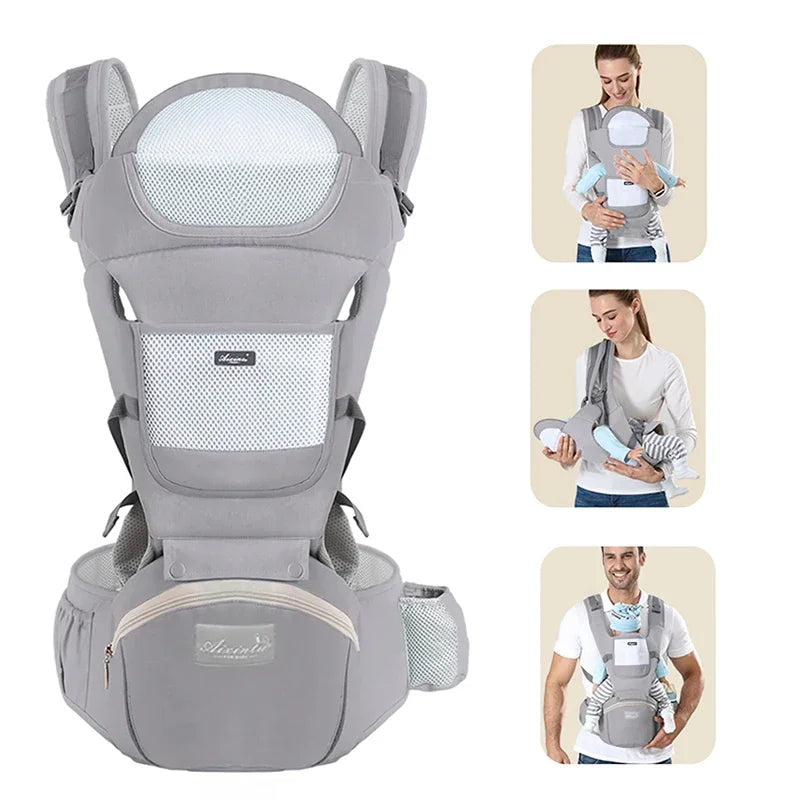 Porte-Bébé Ergonomique avec Siège Hipseat