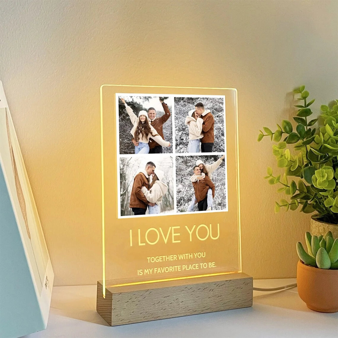 Lampe Photo 3D Personnalisée Style Instagram