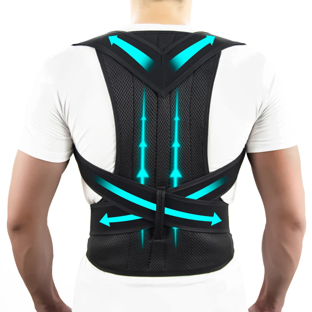 Correcteur de Posture Intégral et Réglable pour Homme & Femme