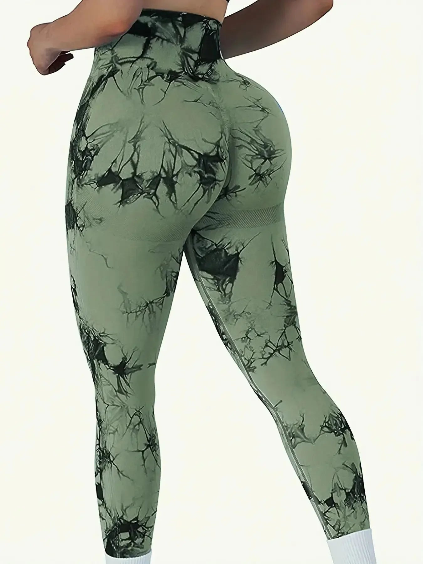 Legging de Yoga Tie-Dye Sans Couture