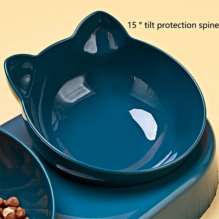Station de Repas 3-en-1 pour Animaux