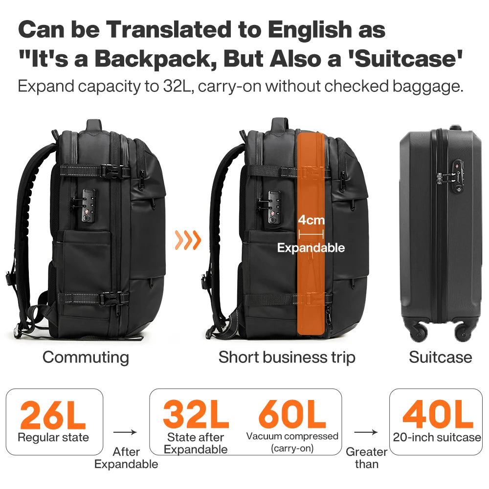 Sac à Dos de Voyage Mixi 19"