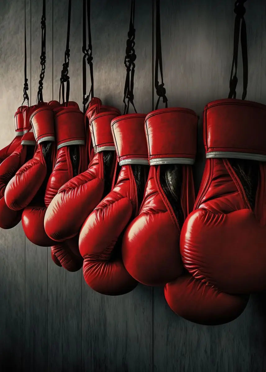 Affiche de Gants de Boxe Classiques