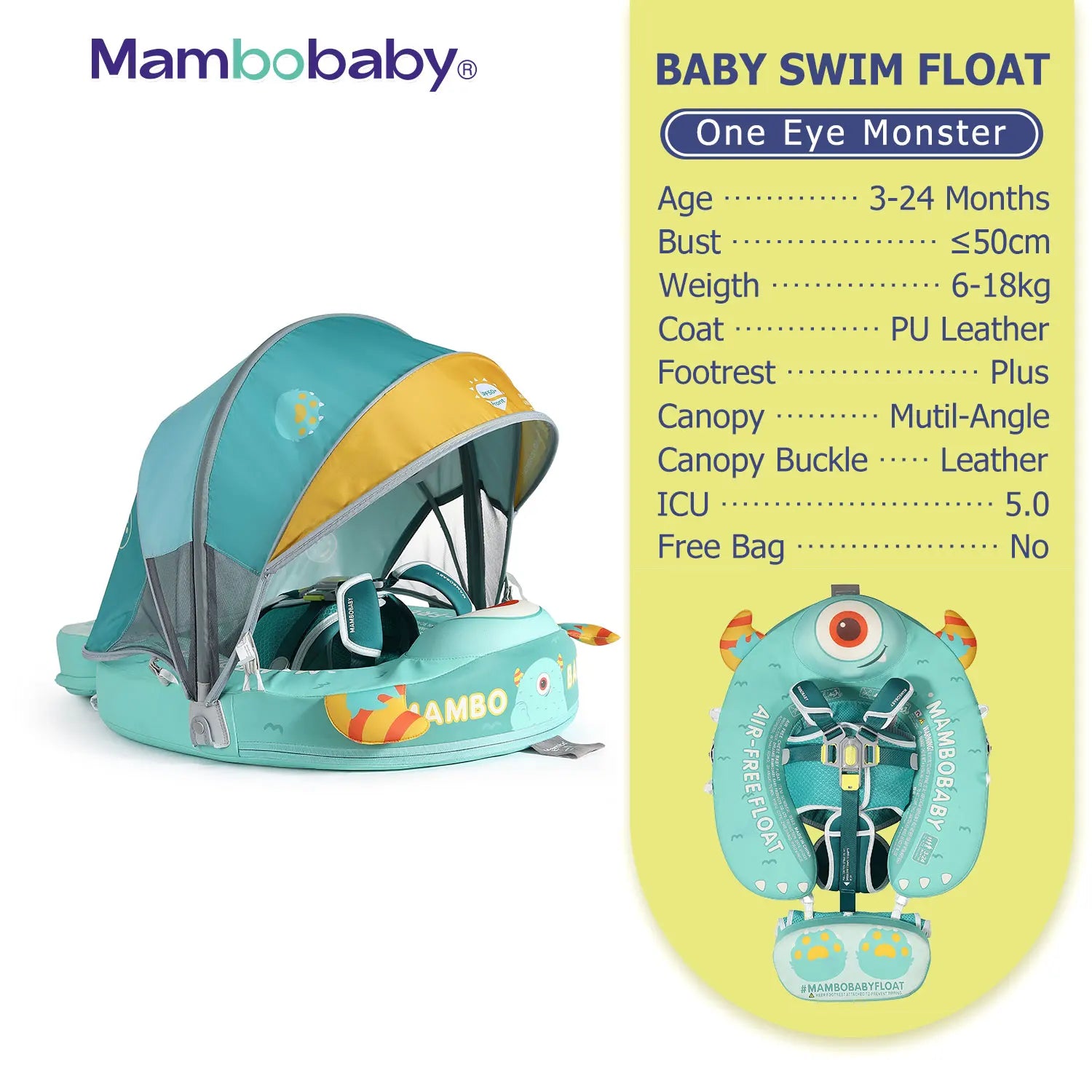 Flotteur Bébé Mambobaby Non-Gonflable