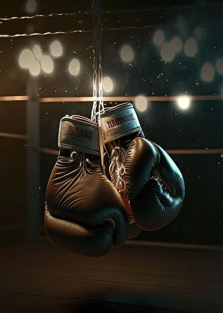 Affiche de Gants de Boxe Classiques