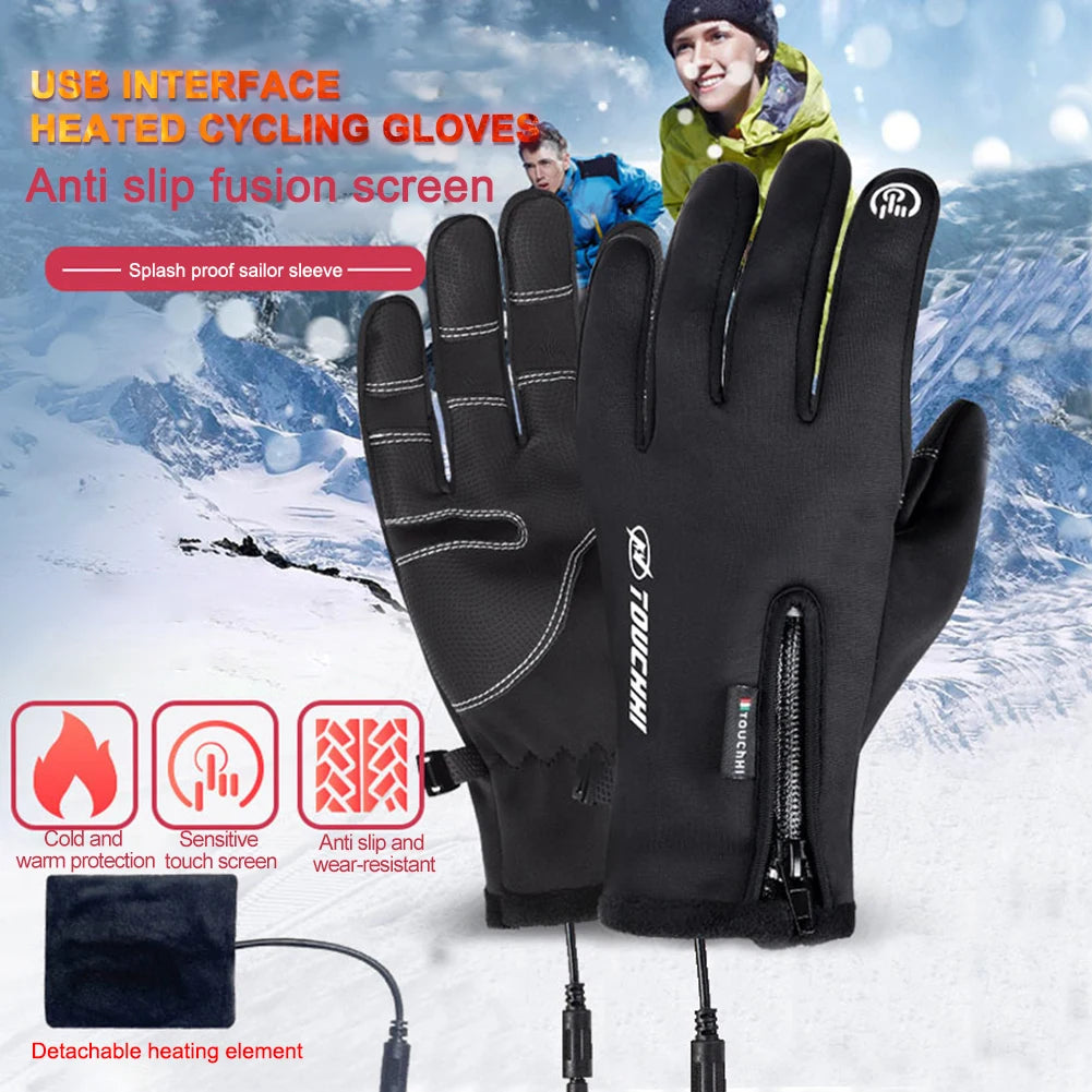 Gants Chauffants Électriques USB