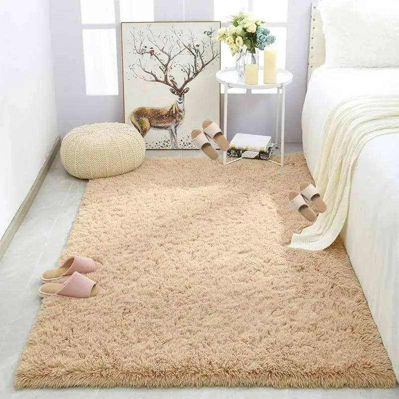 Tapis en Peluche Ultra-Doux et Moelleux