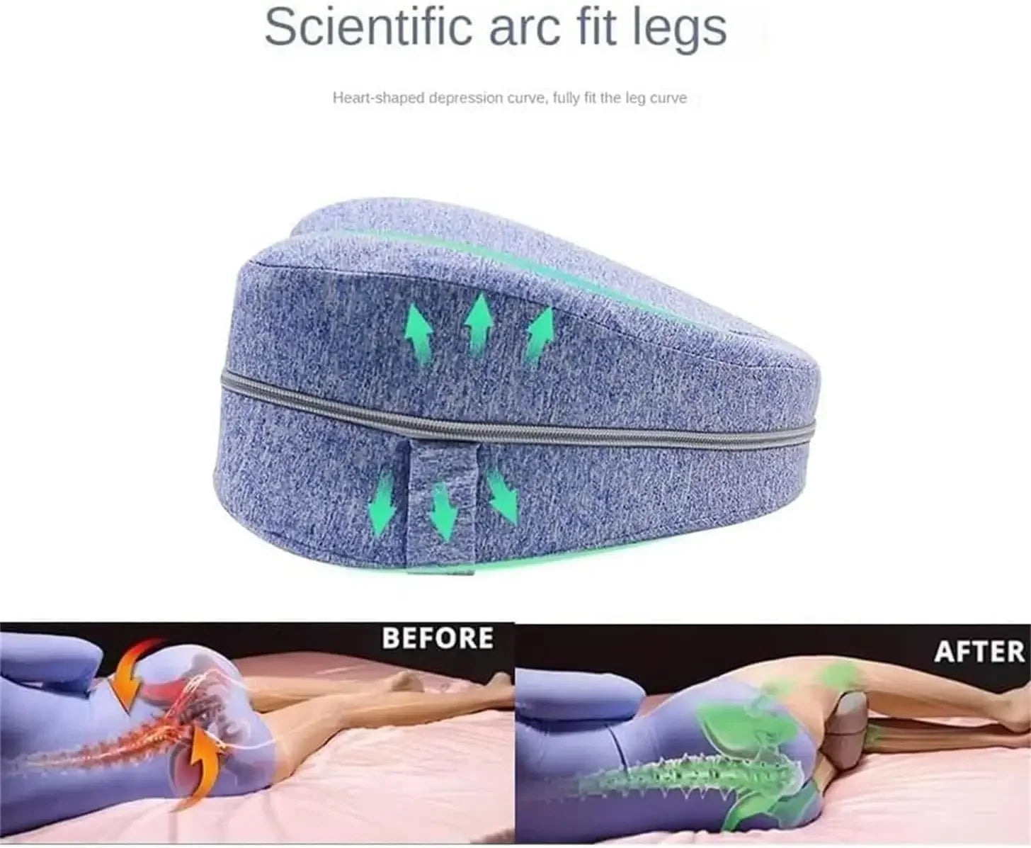Oreiller de Genoux Ergonomique