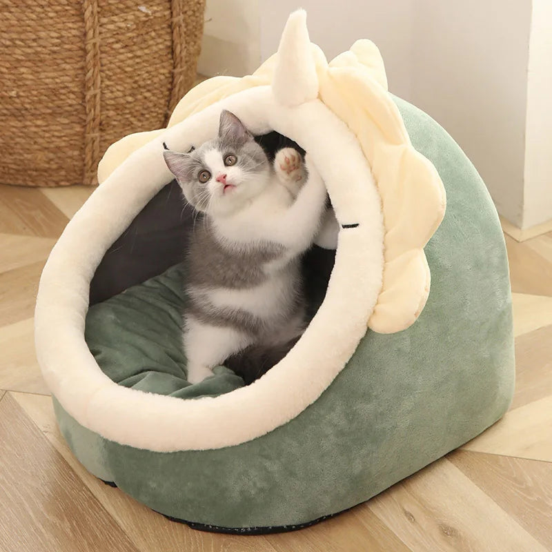 Lit Grotte "Cartoon" pour Chat et Petit Chien