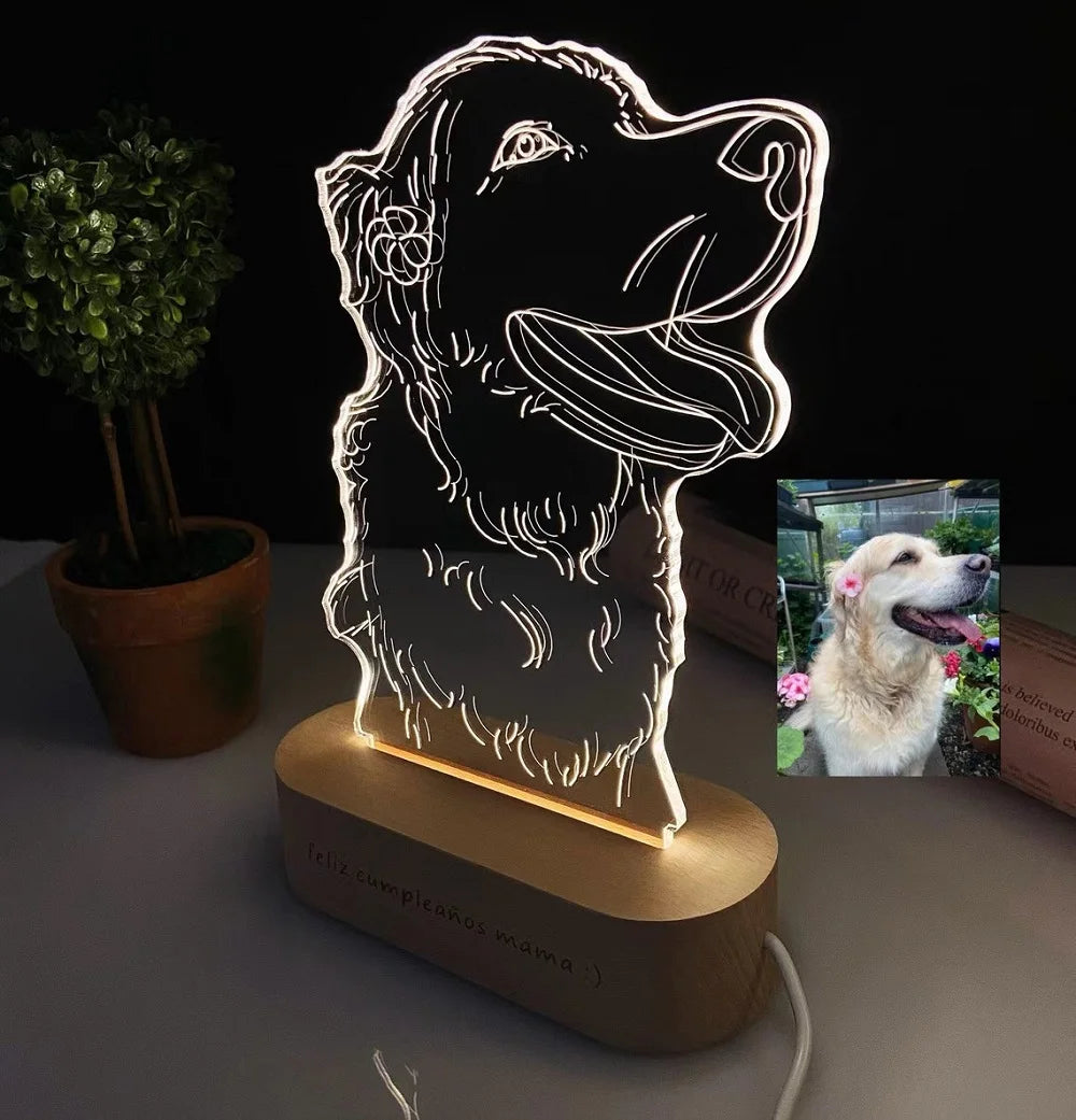 Lampe Photo 3D Personnalisée