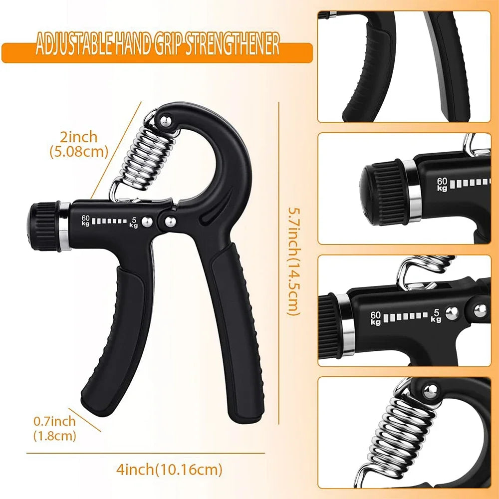 Renforceur de Poignée Réglable 5-60kg avec Compteur