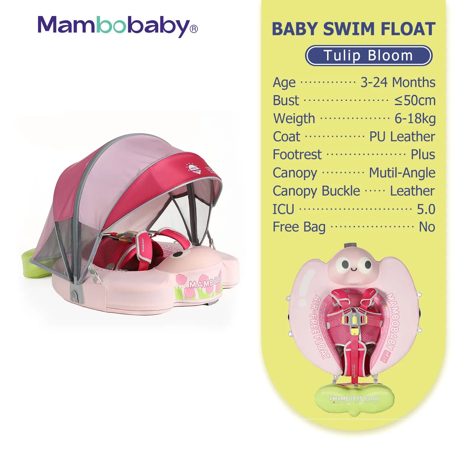 Flotteur Bébé Mambobaby Non-Gonflable