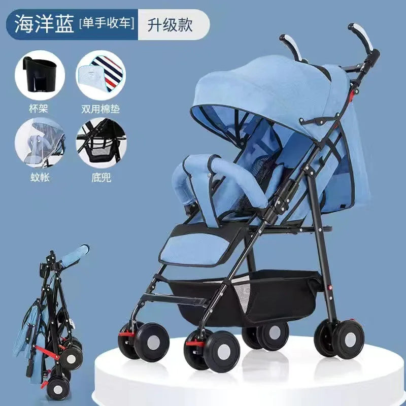 Poussette Canne Légère & Pliable