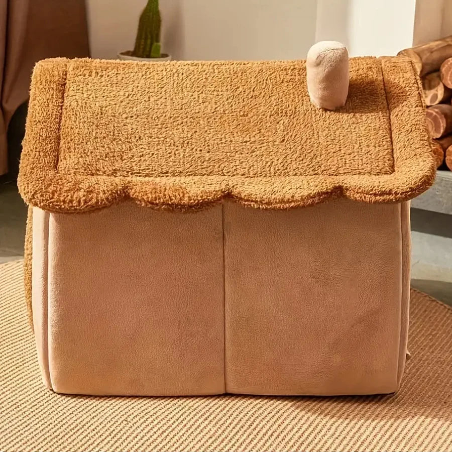 Maison Pliable 2-en-1 pour Animaux