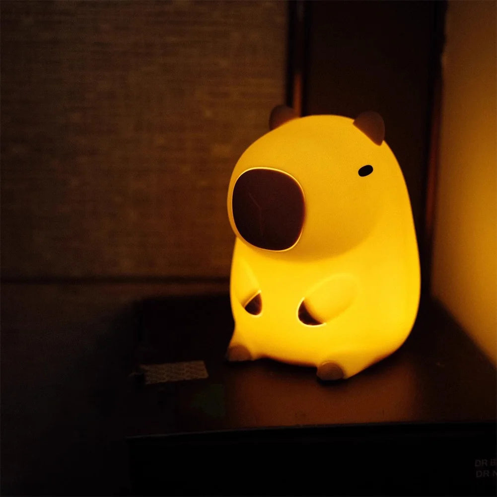 Veilleuse Capybara Mignonne en Silicone