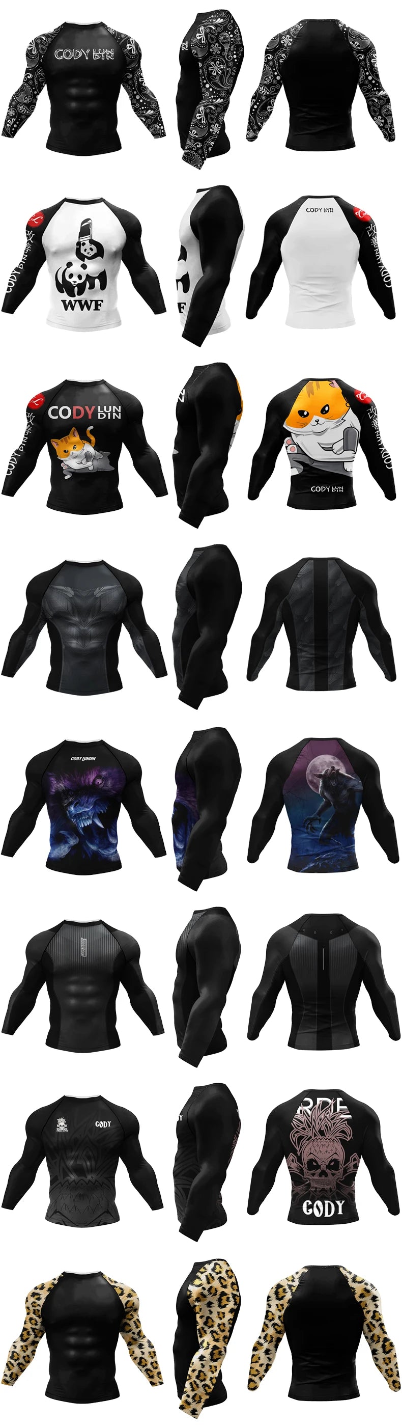 Rashguard de Compression Cody Lundin