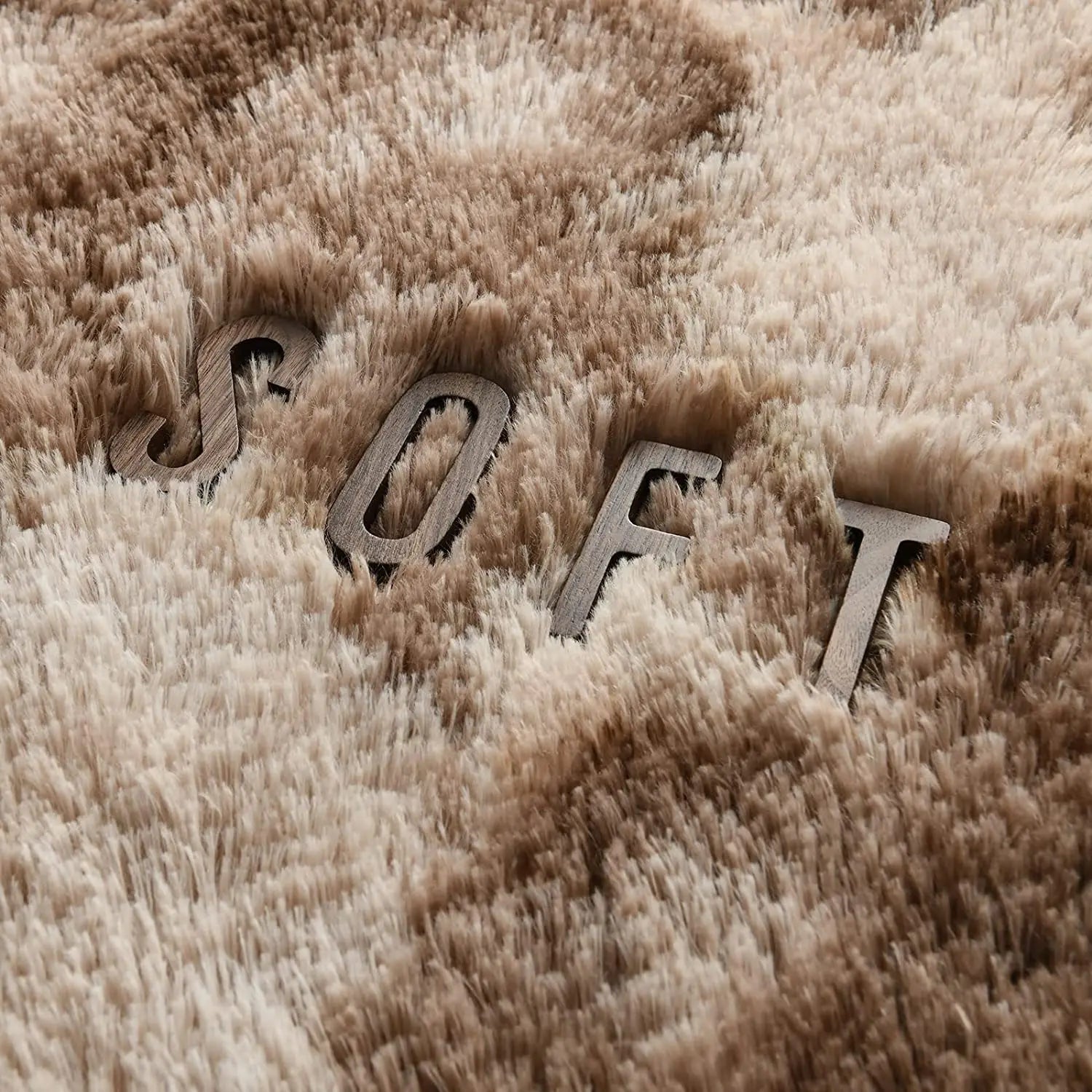 Tapis en Peluche Ultra-Doux et Moelleux