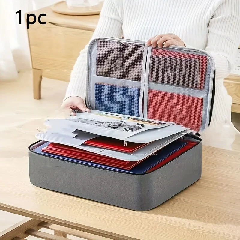 Sac à Documents Ignifuge & Étanche avec Serrure